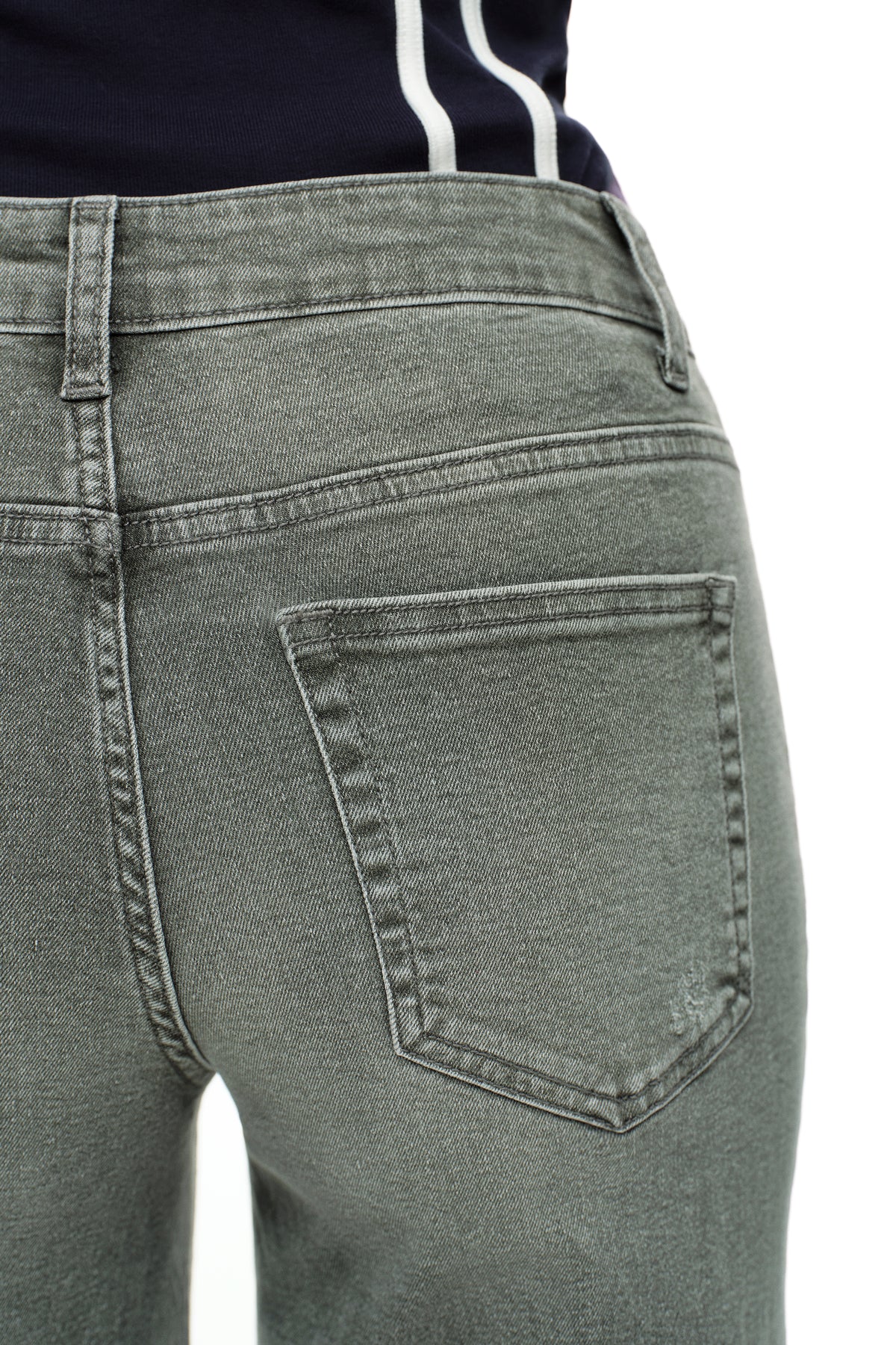 ONESO Modern Utility Mid Rise Wide Leg Jeans