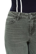 ONESO Modern Utility Mid Rise Wide Leg Jeans