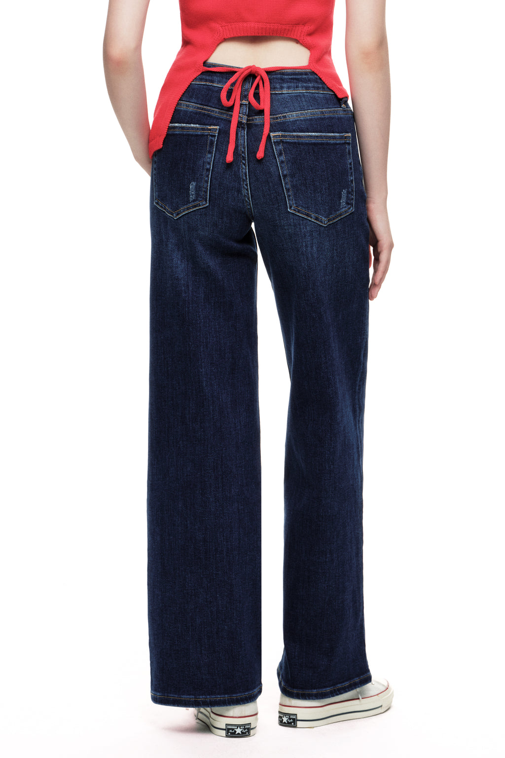 ONESO Timeless Mid Rise Wide Leg Jeans