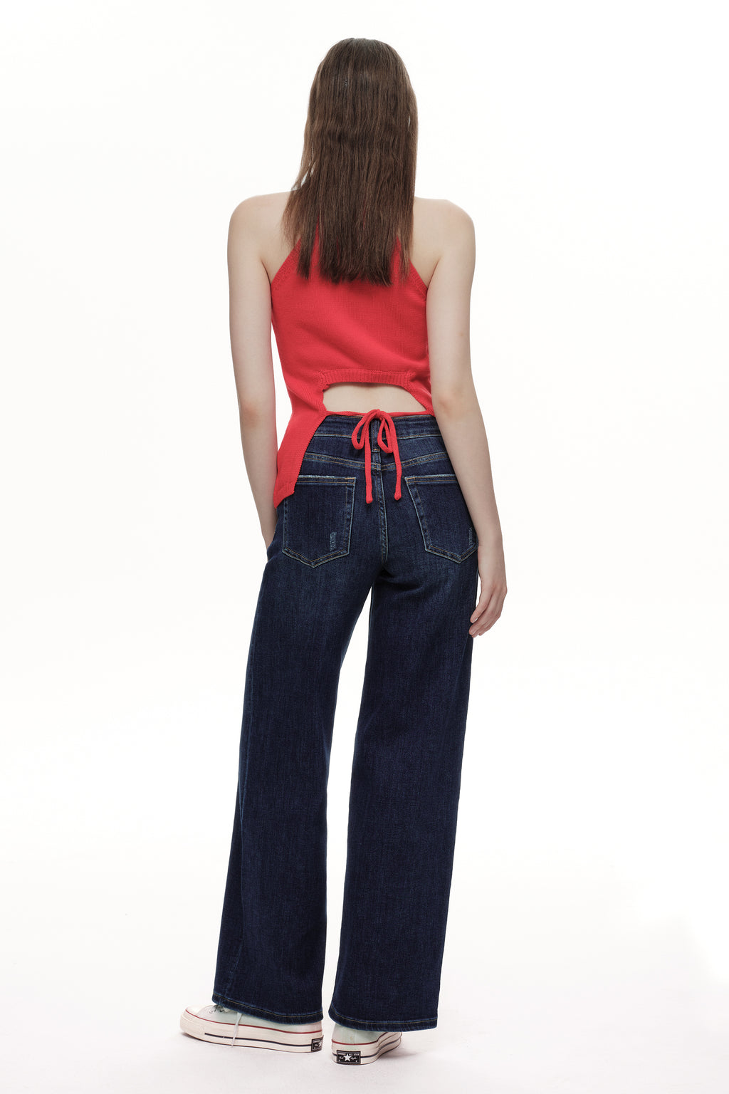 ONESO Timeless Mid Rise Wide Leg Jeans