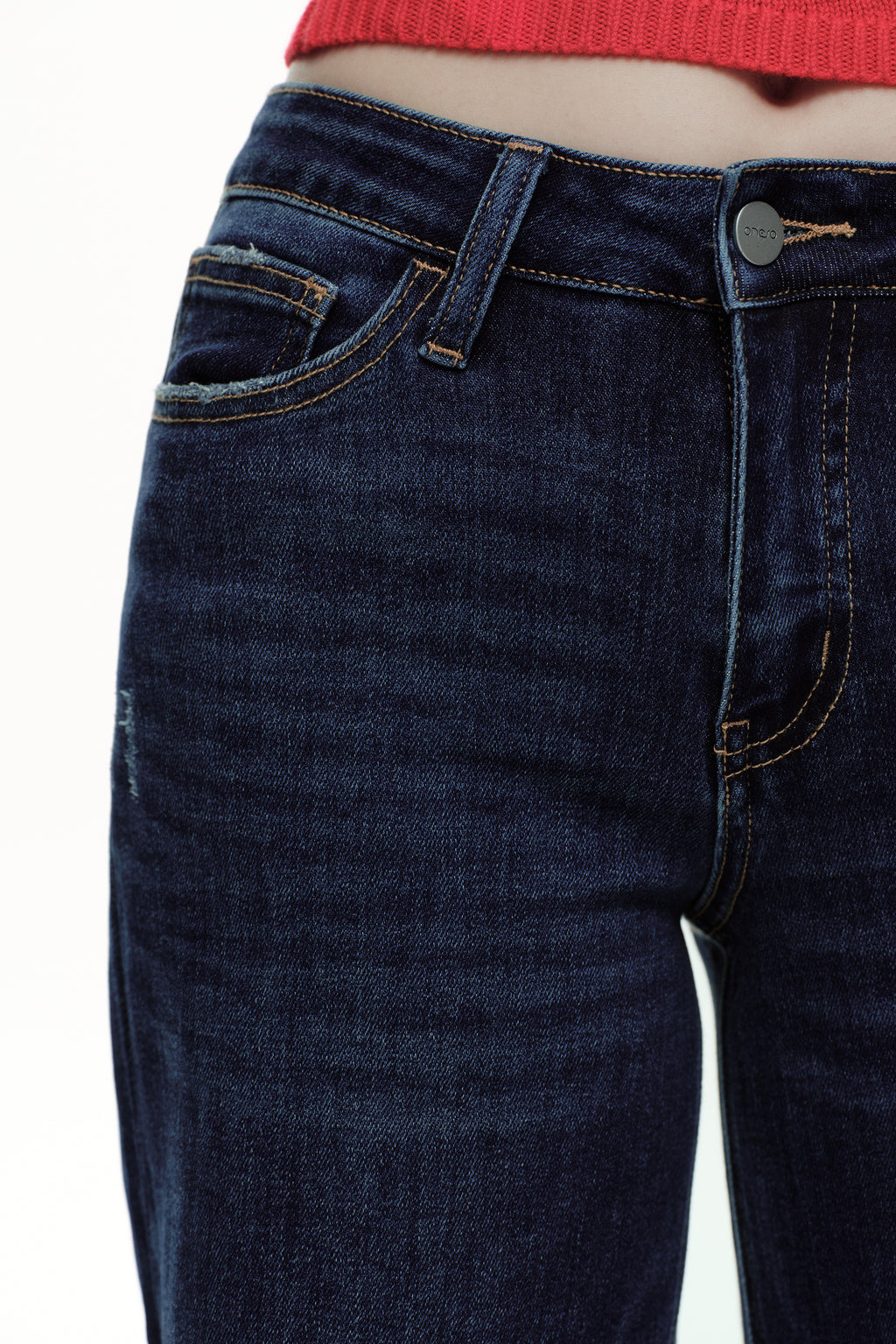 ONESO Timeless Mid Rise Wide Leg Jeans