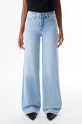 ONESO Effortless Mid Rise Wide Leg Jeans