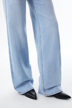 ONESO Effortless Mid Rise Wide Leg Jeans
