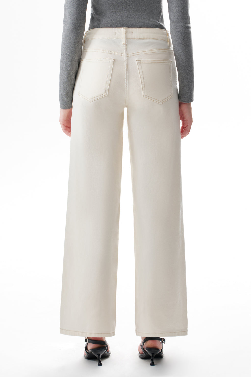 ONESO Modern Mid Rise Wide Leg Jeans