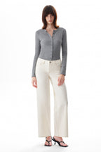 ONESO Modern Mid Rise Wide Leg Jeans