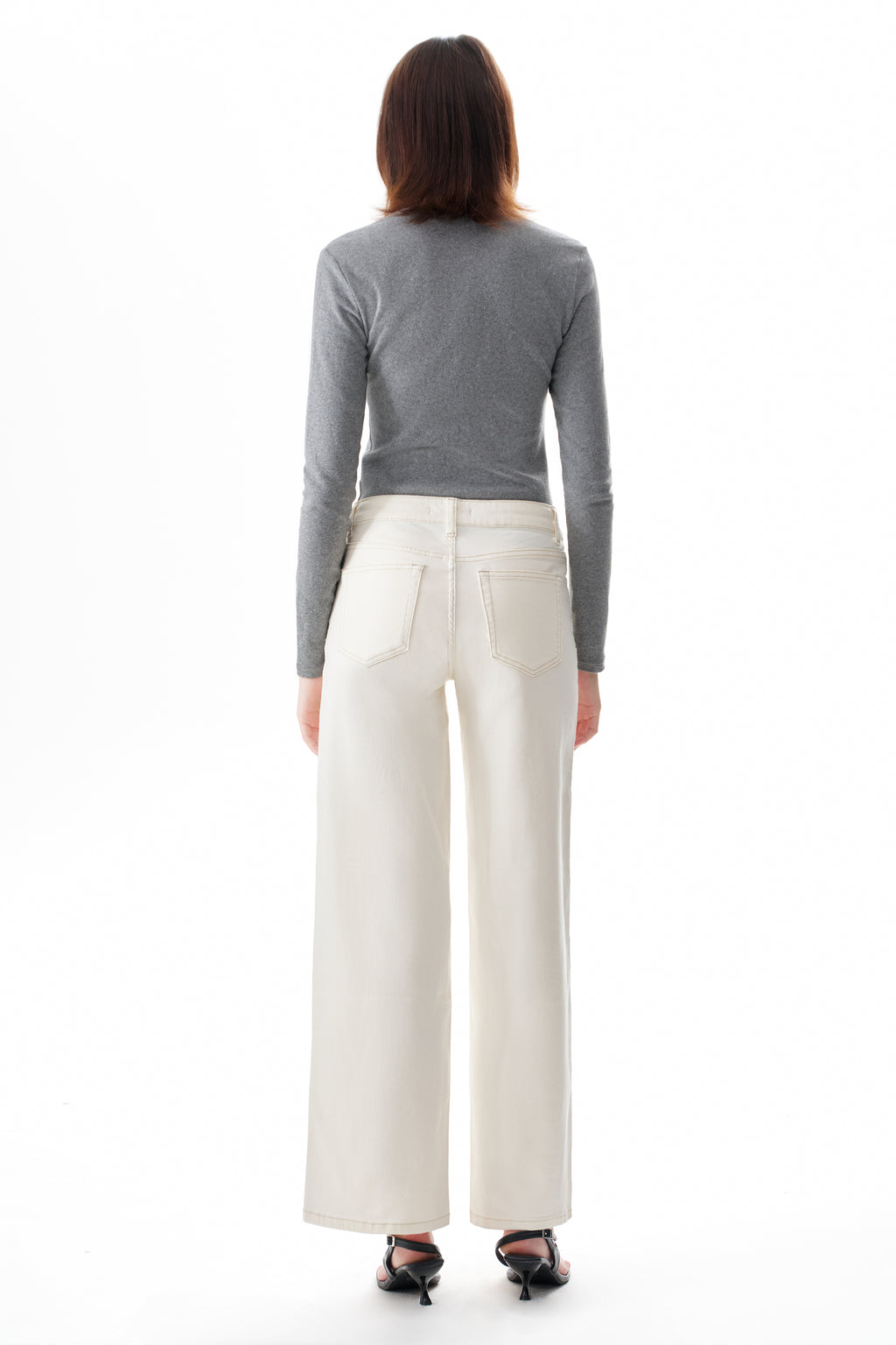 ONESO Modern Mid Rise Wide Leg Jeans