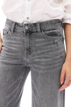 ONESO Effortless Mid Rise Wide Leg Jeans