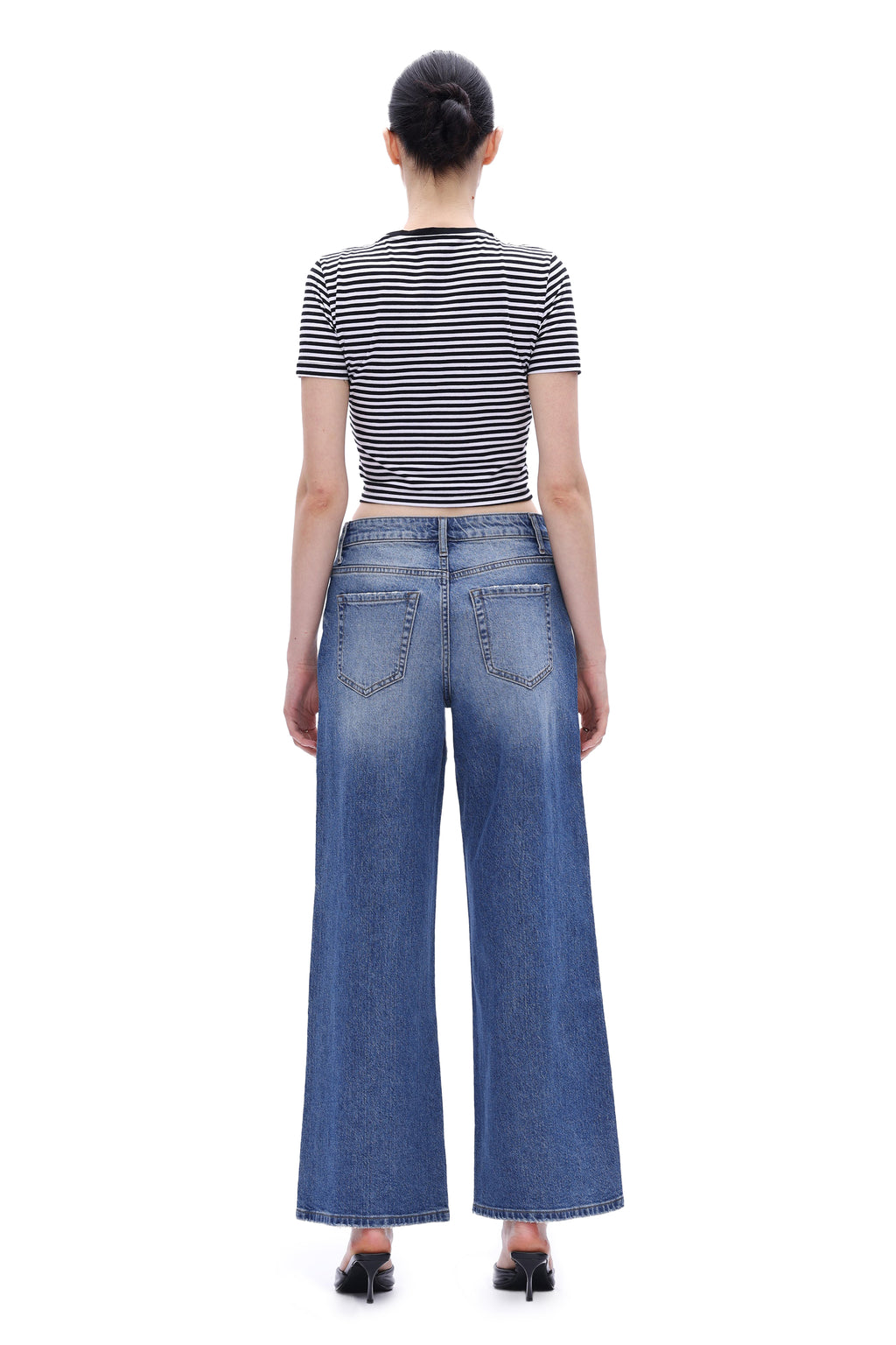 ONESO Rebellious Low Rise Wide Leg Jeans