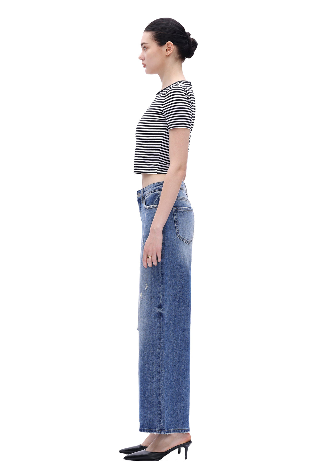 ONESO Rebellious Low Rise Wide Leg Jeans