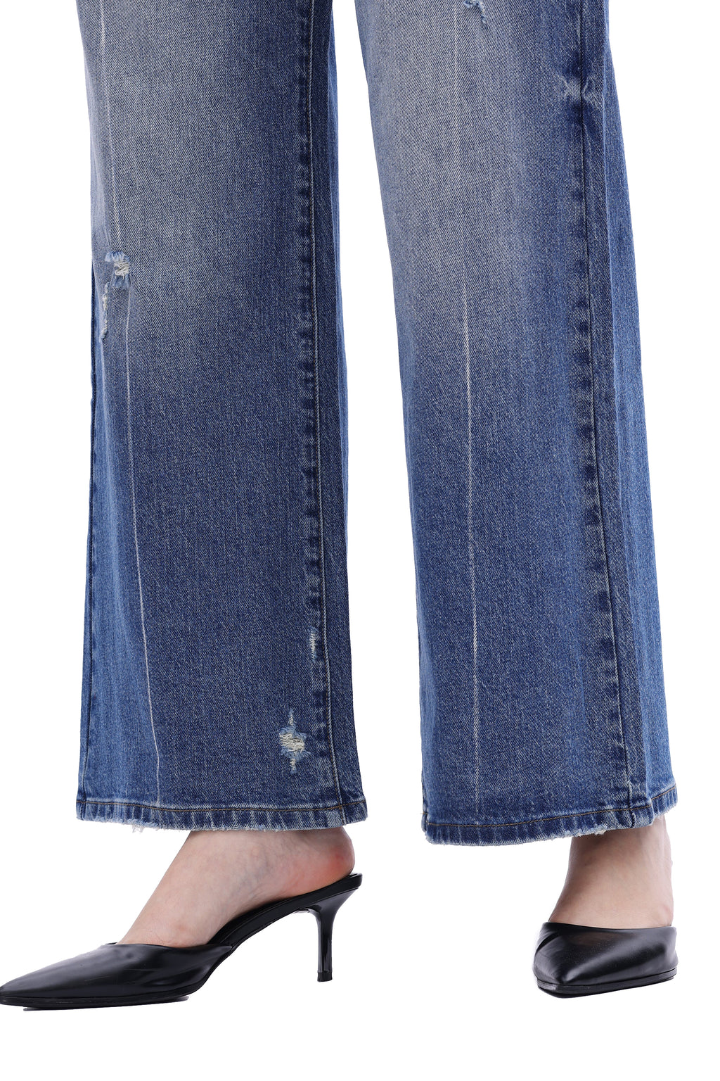ONESO Rebellious Low Rise Wide Leg Jeans