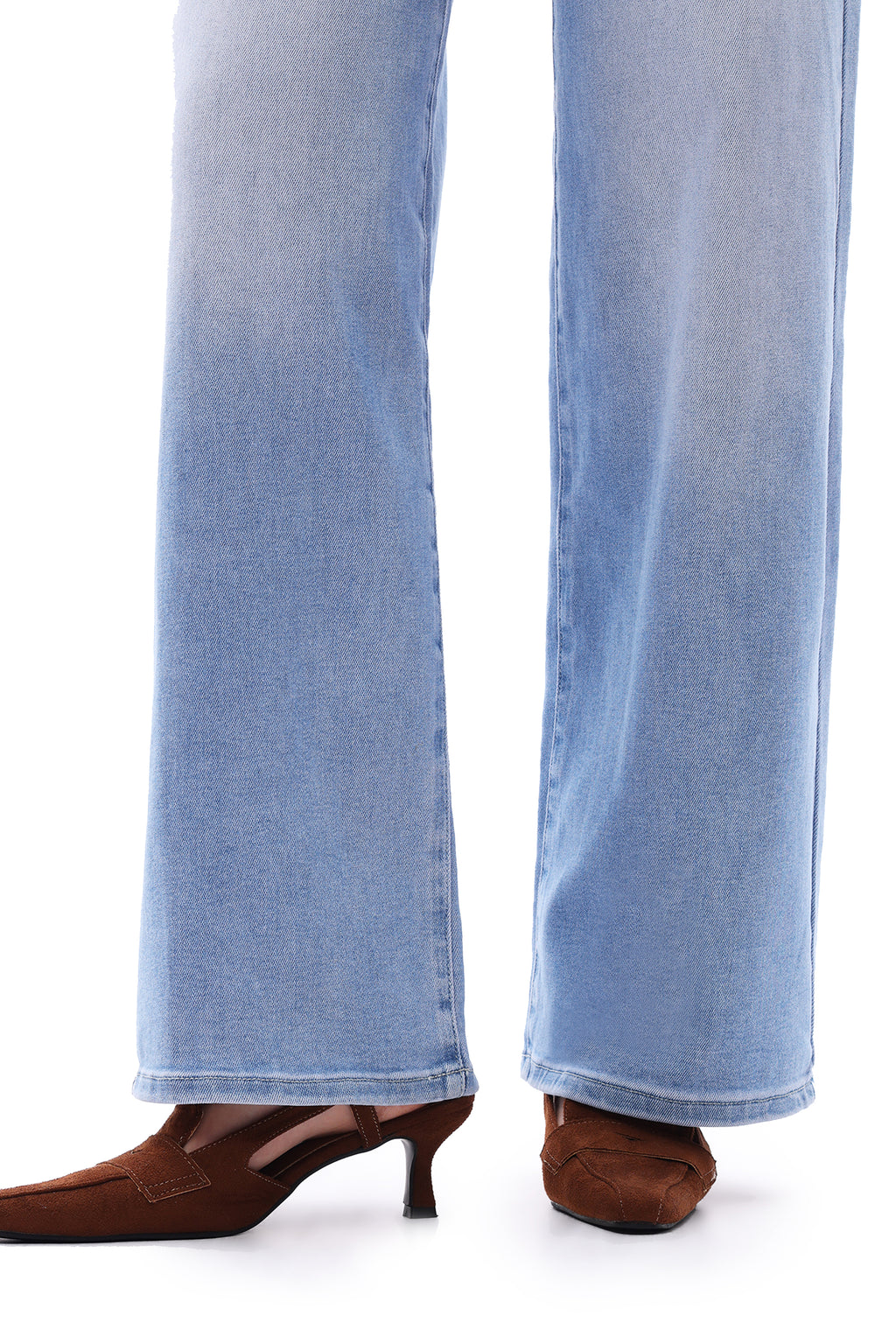 ONESO Chic Mid Rise Wide Leg Jeans
