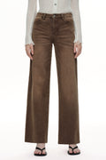 ONESO Earthy Mid Rise Wide Leg Jeans