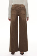 ONESO Earthy Mid Rise Wide Leg Jeans