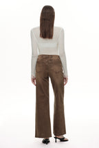 ONESO Earthy Mid Rise Wide Leg Jeans
