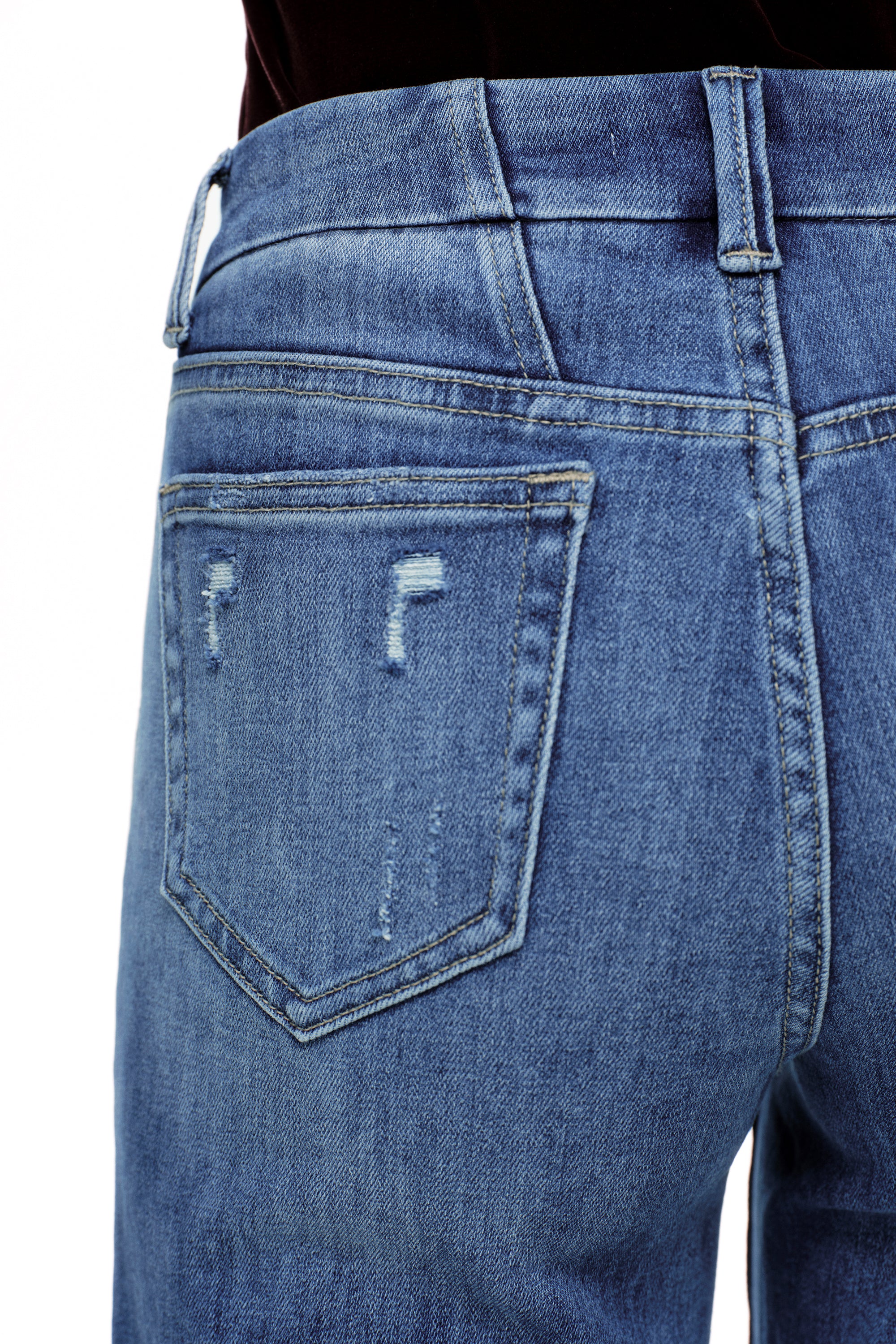 ONESO Relaxed Mid Rise Wide Leg Jeans