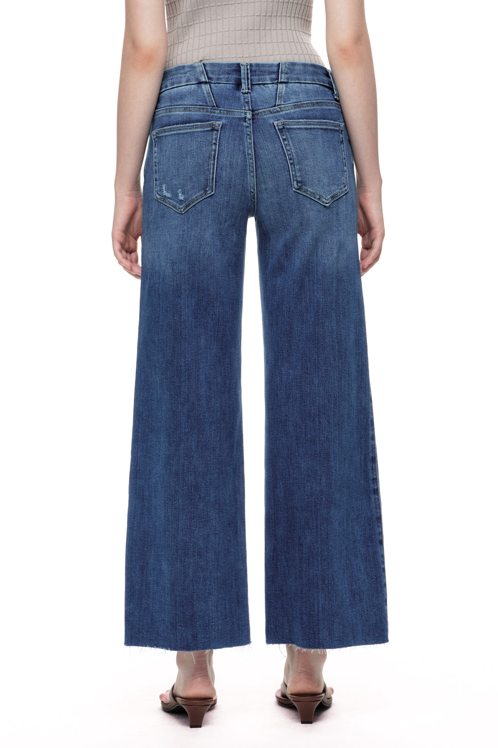 ONESO Effortless Mid Rise Wide Leg Jeans OSW8019-SP