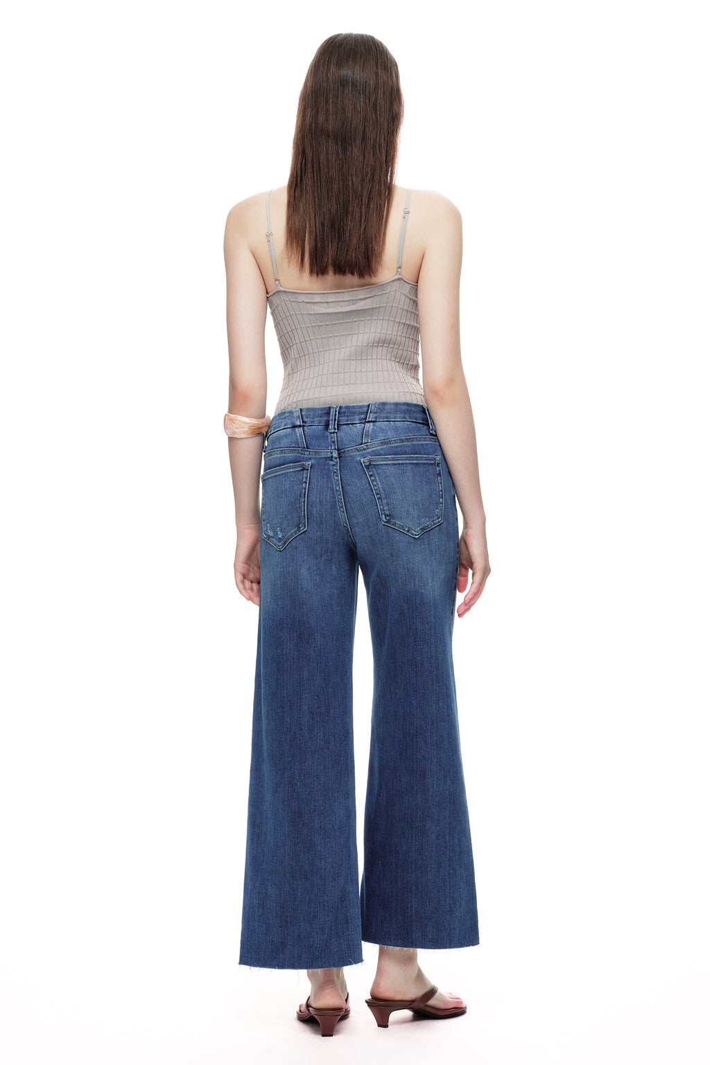 ONESO Effortless Mid Rise Wide Leg Jeans OSW8019-SP