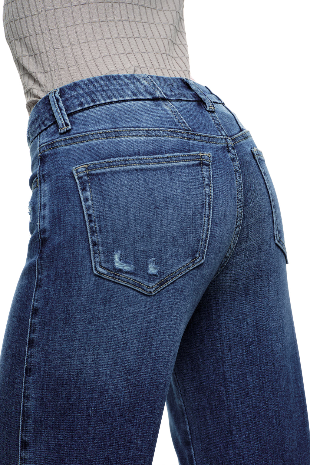 ONESO Effortless Mid Rise Wide Leg Jeans OSW8019-SP