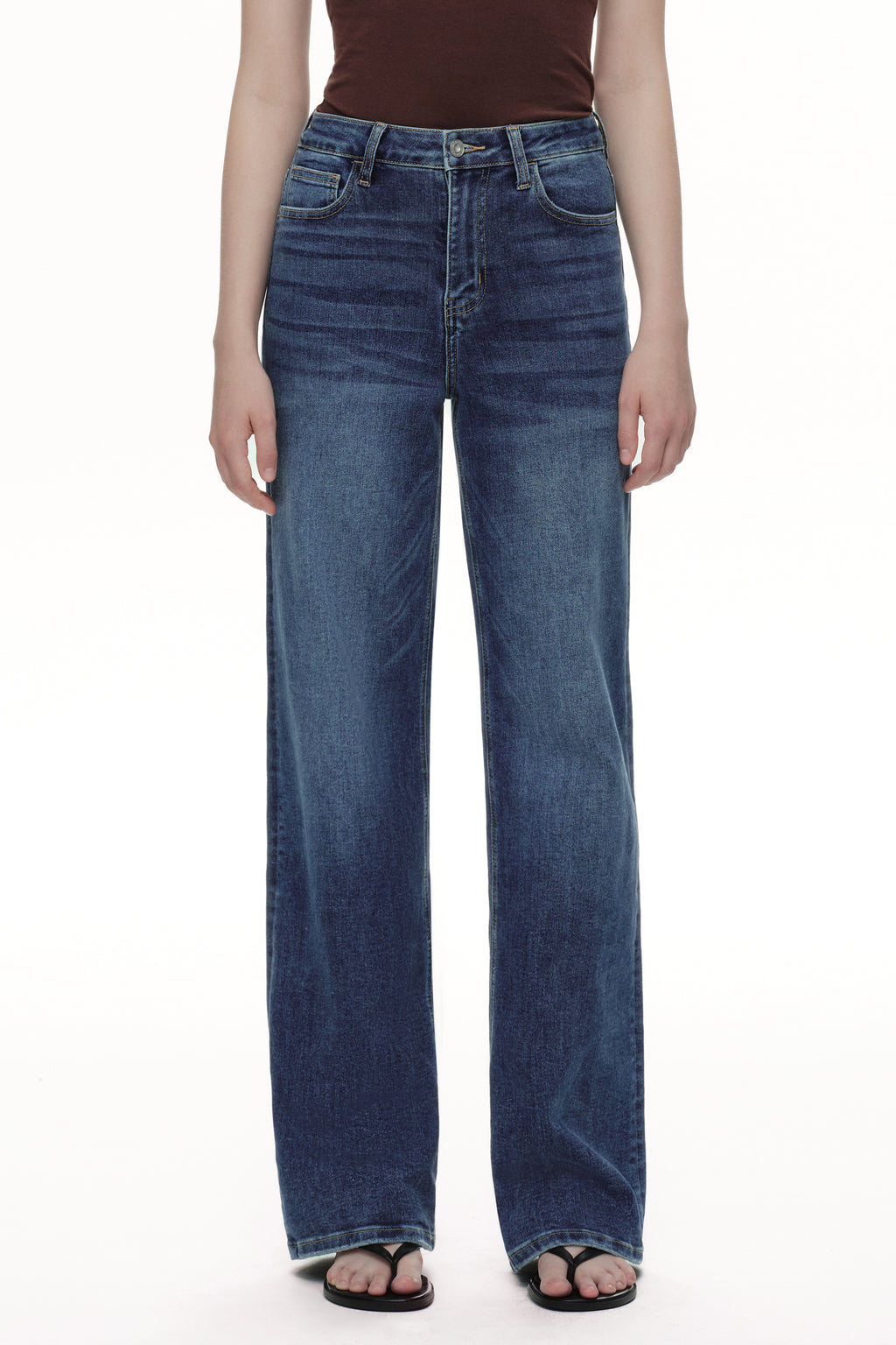 ONESO Timeless High Rise Wide Leg Jeans