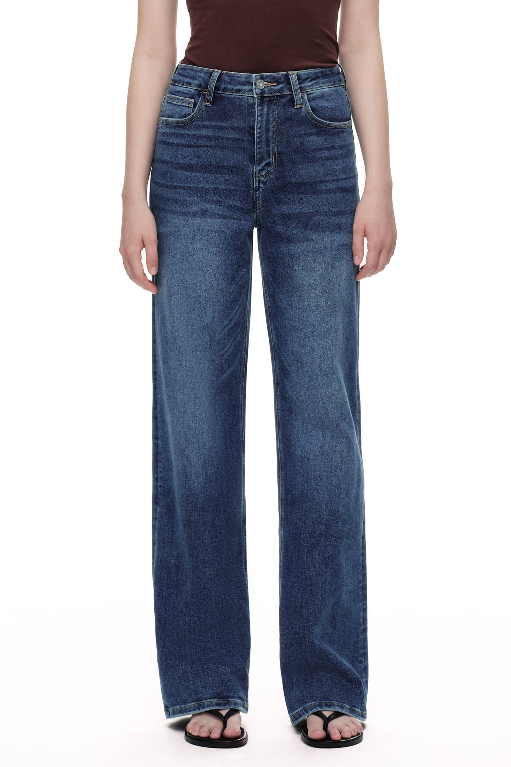 ONESO Timeless High Rise Wide Leg Jeans