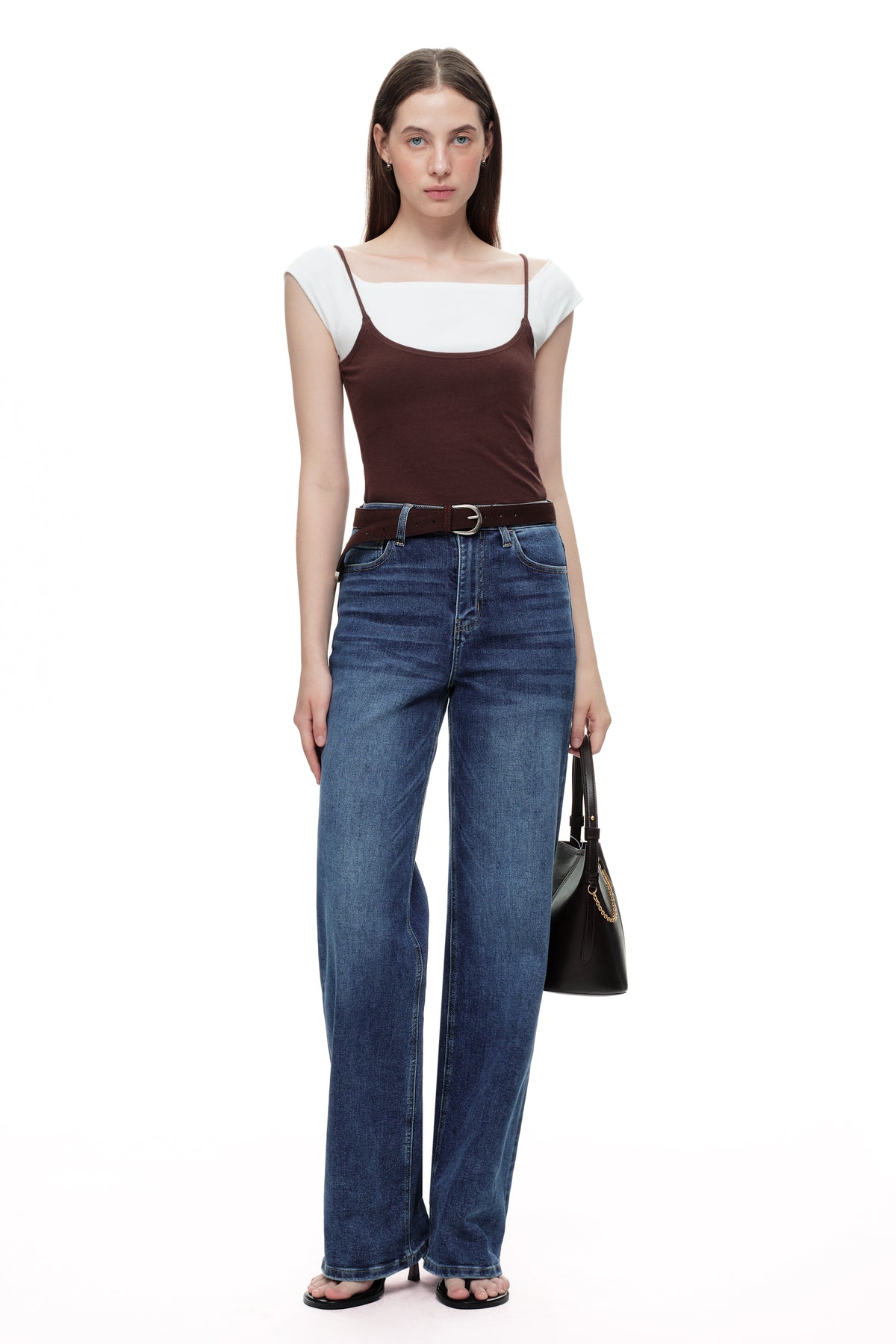 ONESO Timeless High Rise Wide Leg Jeans