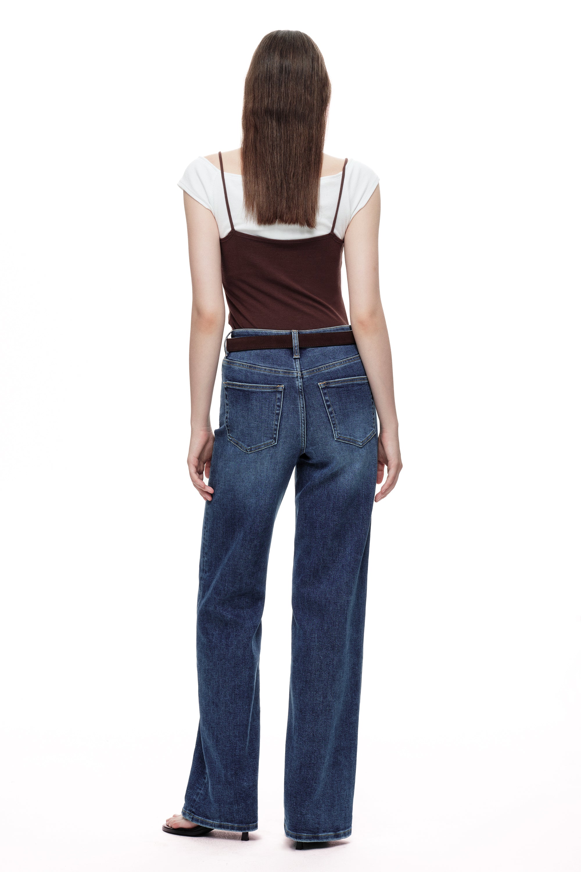 ONESO Timeless High Rise Wide Leg Jeans