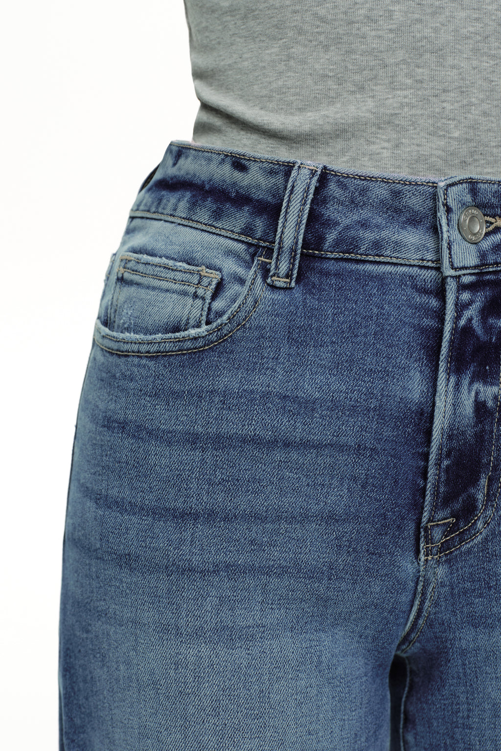 ONESO Chic High Rise Wide Leg Jeans