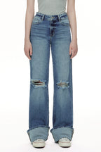 ONESO Chic High Rise Wide Leg Jeans