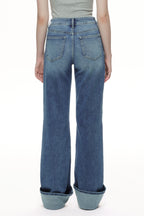 ONESO Chic High Rise Wide Leg Jeans