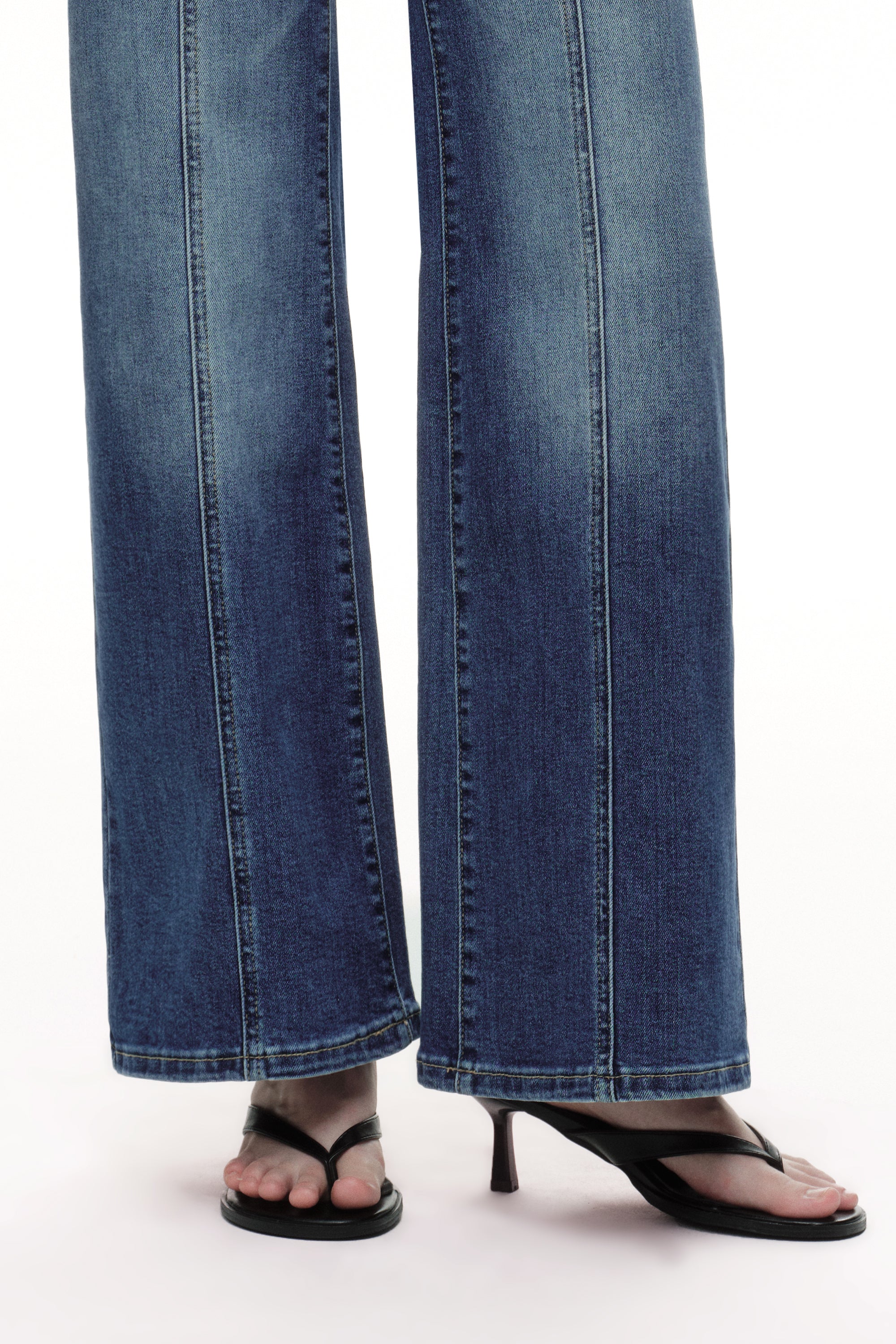 ONESO Elevated High Rise Wide Leg Jeans