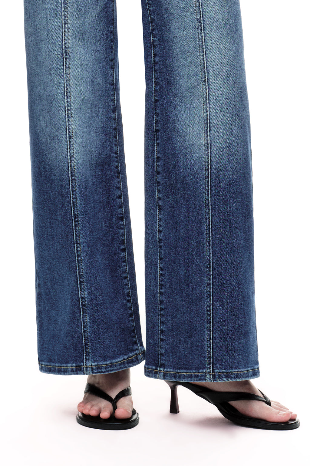 ONESO Elevated High Rise Wide Leg Jeans