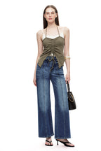 ONESO Elevated High Rise Wide Leg Jeans