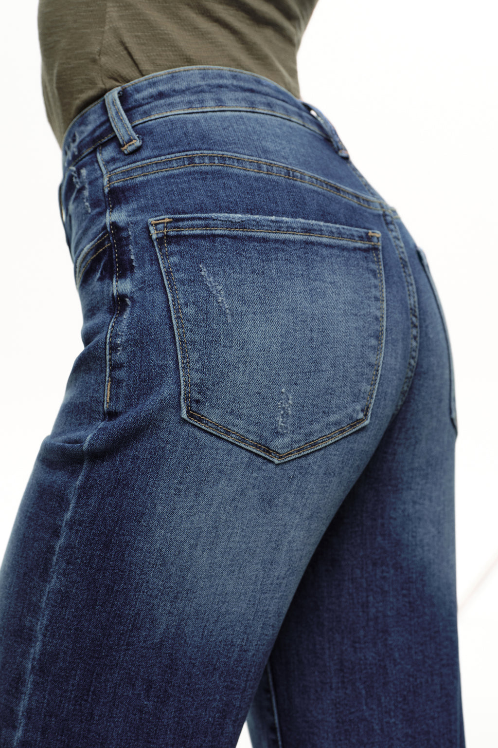 ONESO Elevated High Rise Wide Leg Jeans