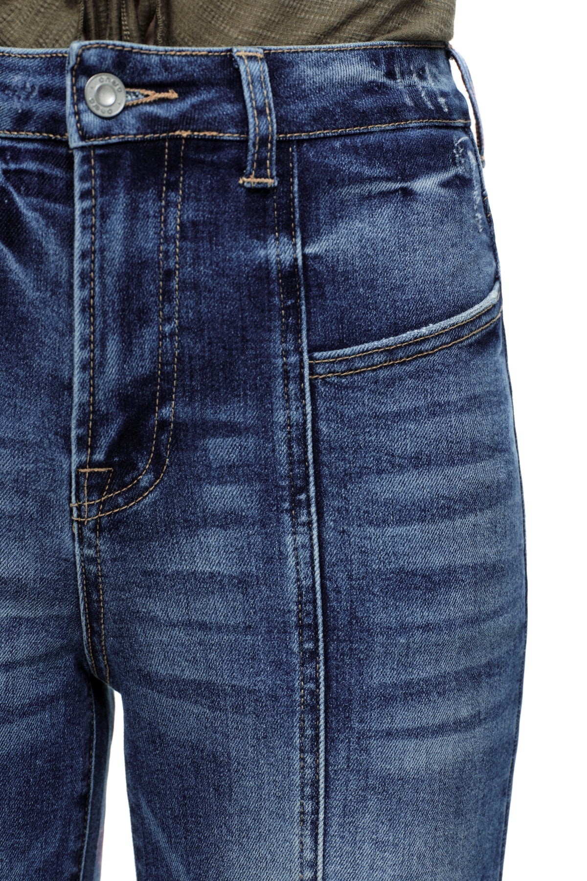 ONESO Elevated High Rise Wide Leg Jeans