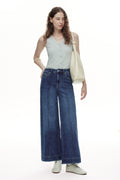 ONESO Clean Cut Modern High Rise Wide Leg Jeans