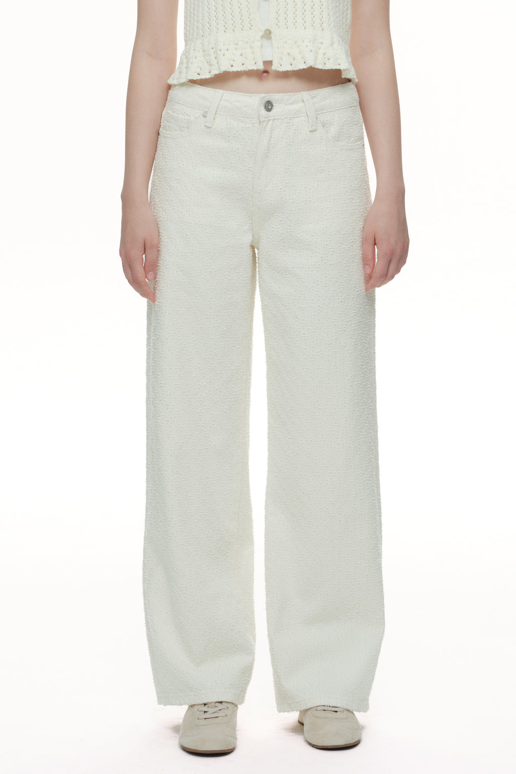 ONESO Elevated High Rise Wide Leg Jeans