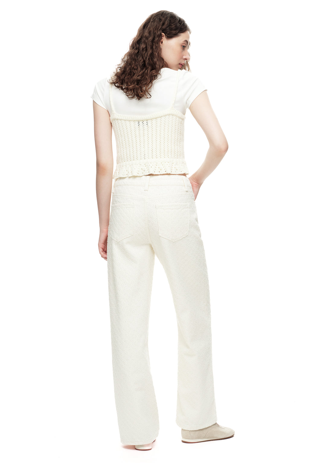 ONESO Elevated High Rise Wide Leg Jeans