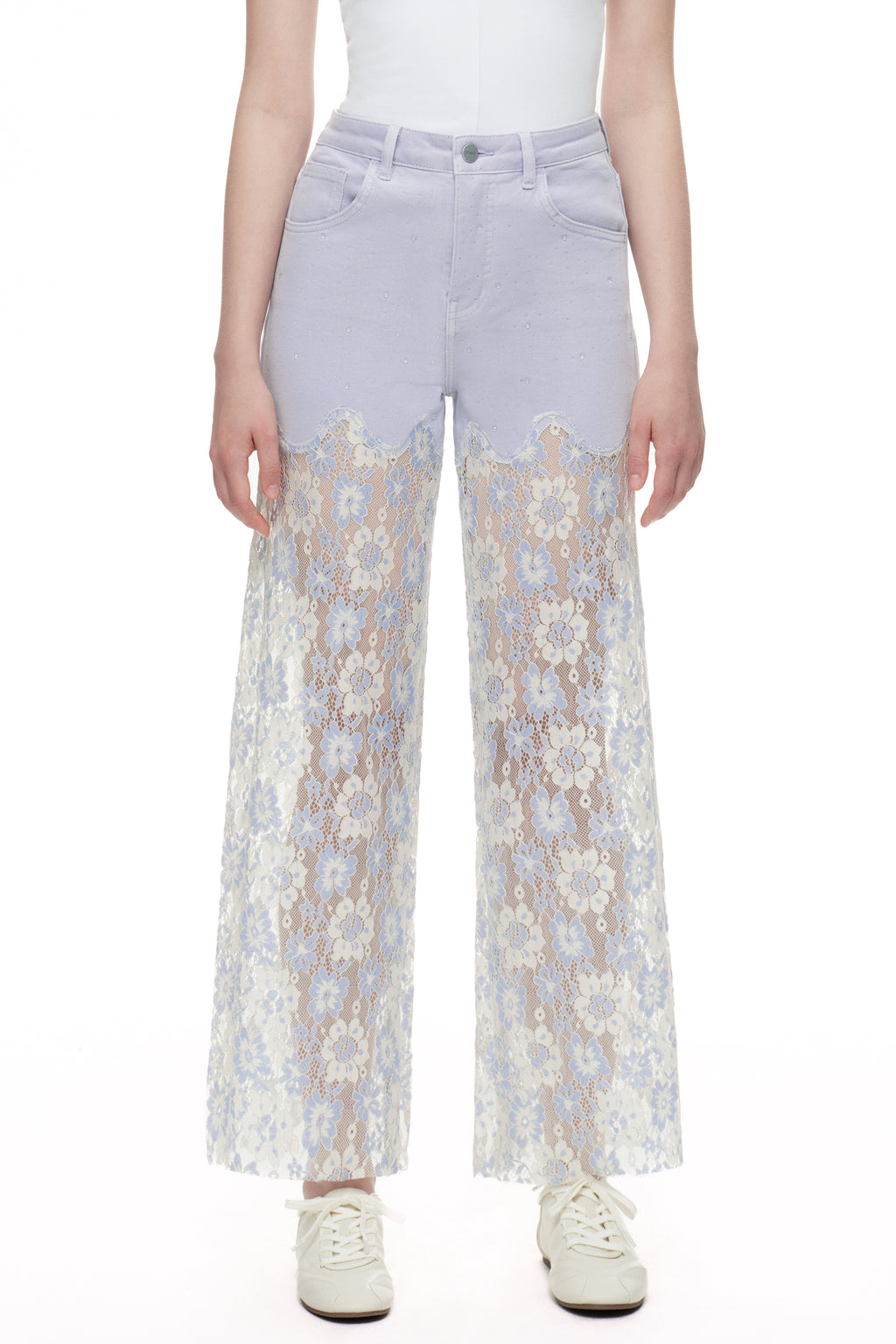 ONESO Romantic High Rise Wide Leg Jeans