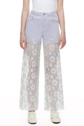 ONESO Romantic High Rise Wide Leg Jeans