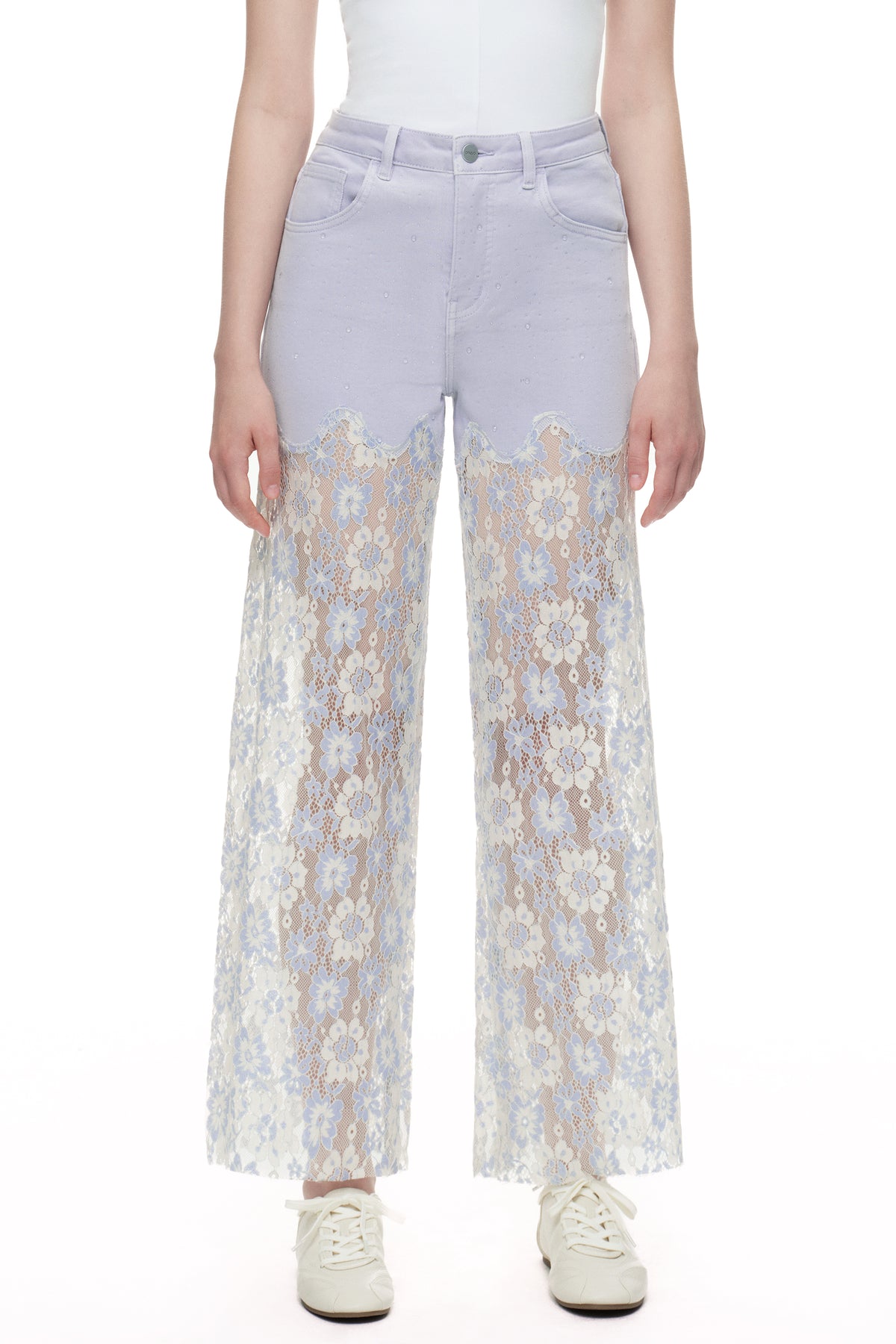 ONESO Romantic High Rise Wide Leg Jeans