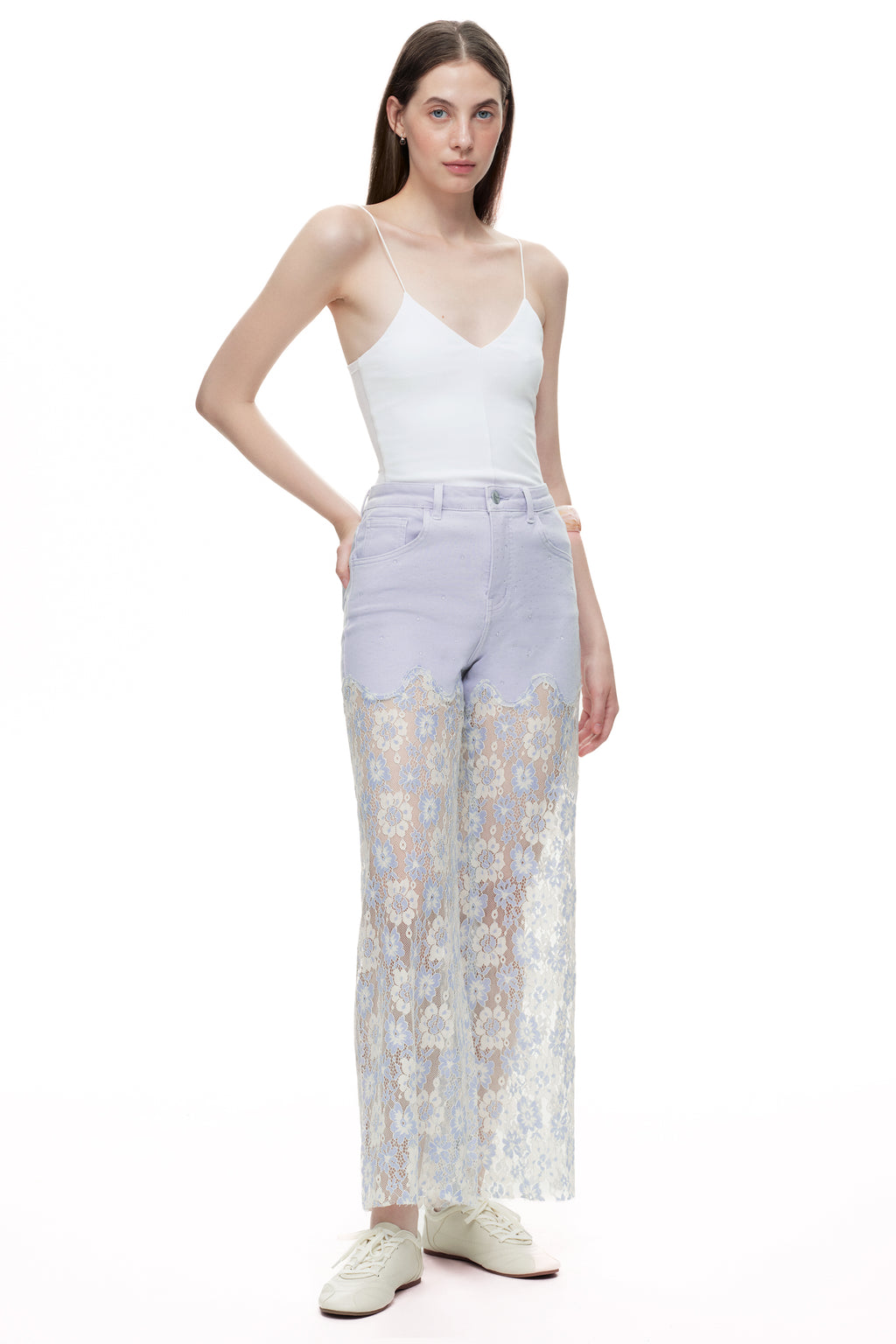 ONESO Romantic High Rise Wide Leg Jeans