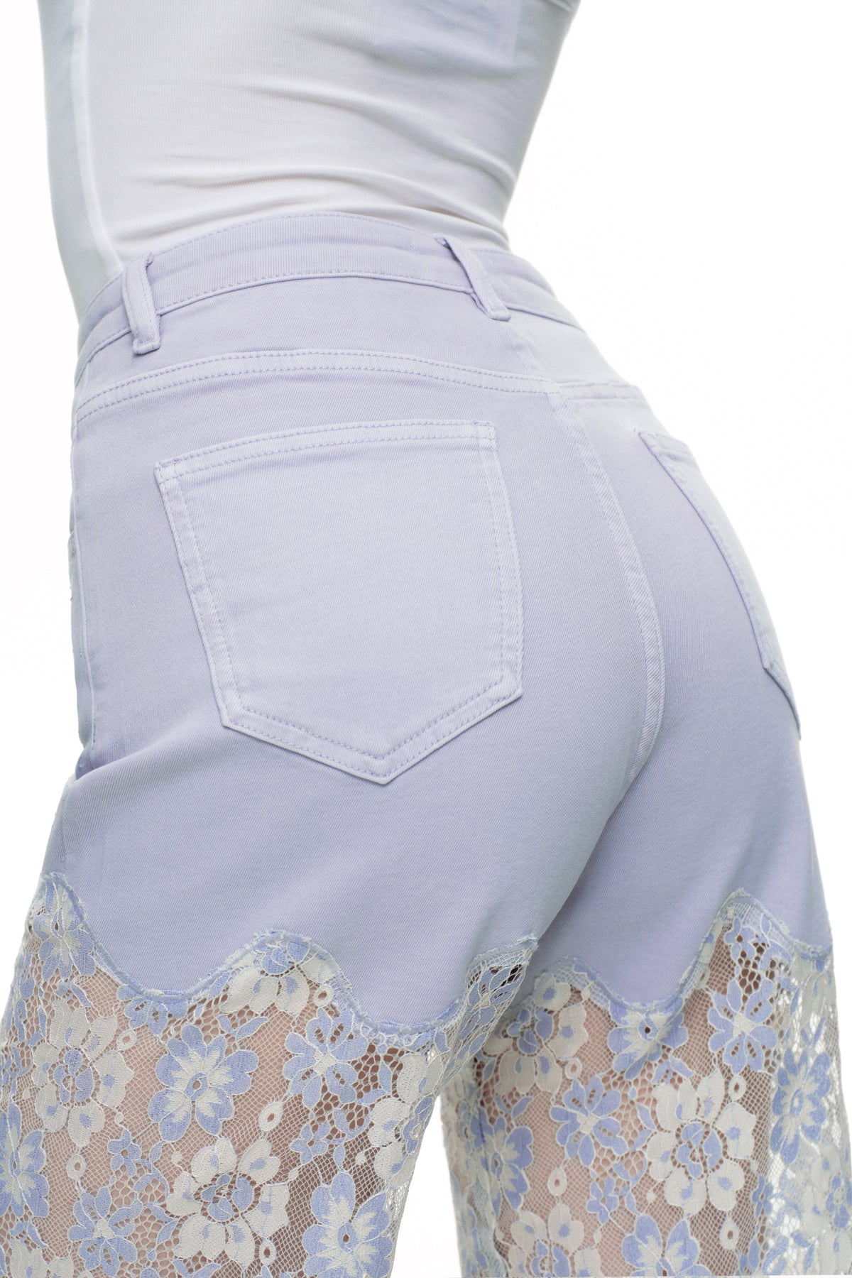 ONESO Romantic High Rise Wide Leg Jeans