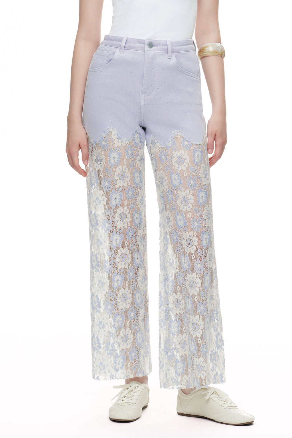 ONESO Romantic High Rise Wide Leg Jeans