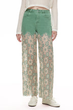 ONESO Romantic High Rise Wide Leg Jeans