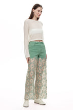 ONESO Romantic High Rise Wide Leg Jeans