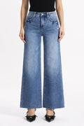 ONESO Classic Mid Rise Wide Leg Jeans