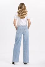 ONESO Modern Classic Mid Rise Wide Leg Jeans
