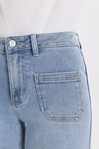 ONESO Modern Classic Mid Rise Wide Leg Jeans