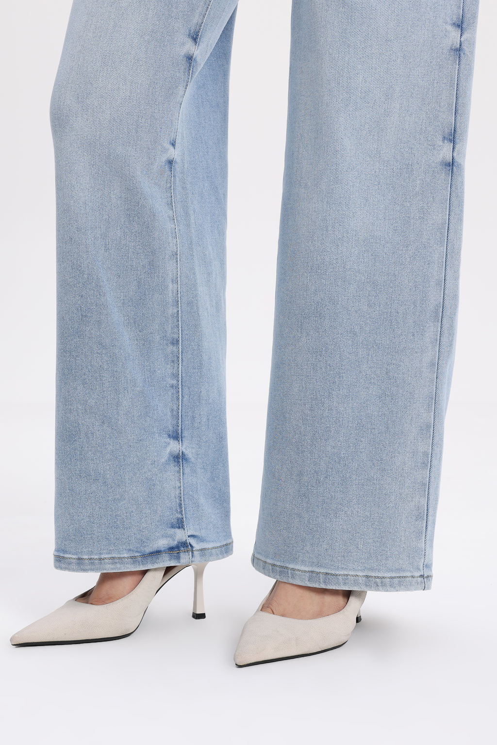 ONESO Modern Classic Mid Rise Wide Leg Jeans