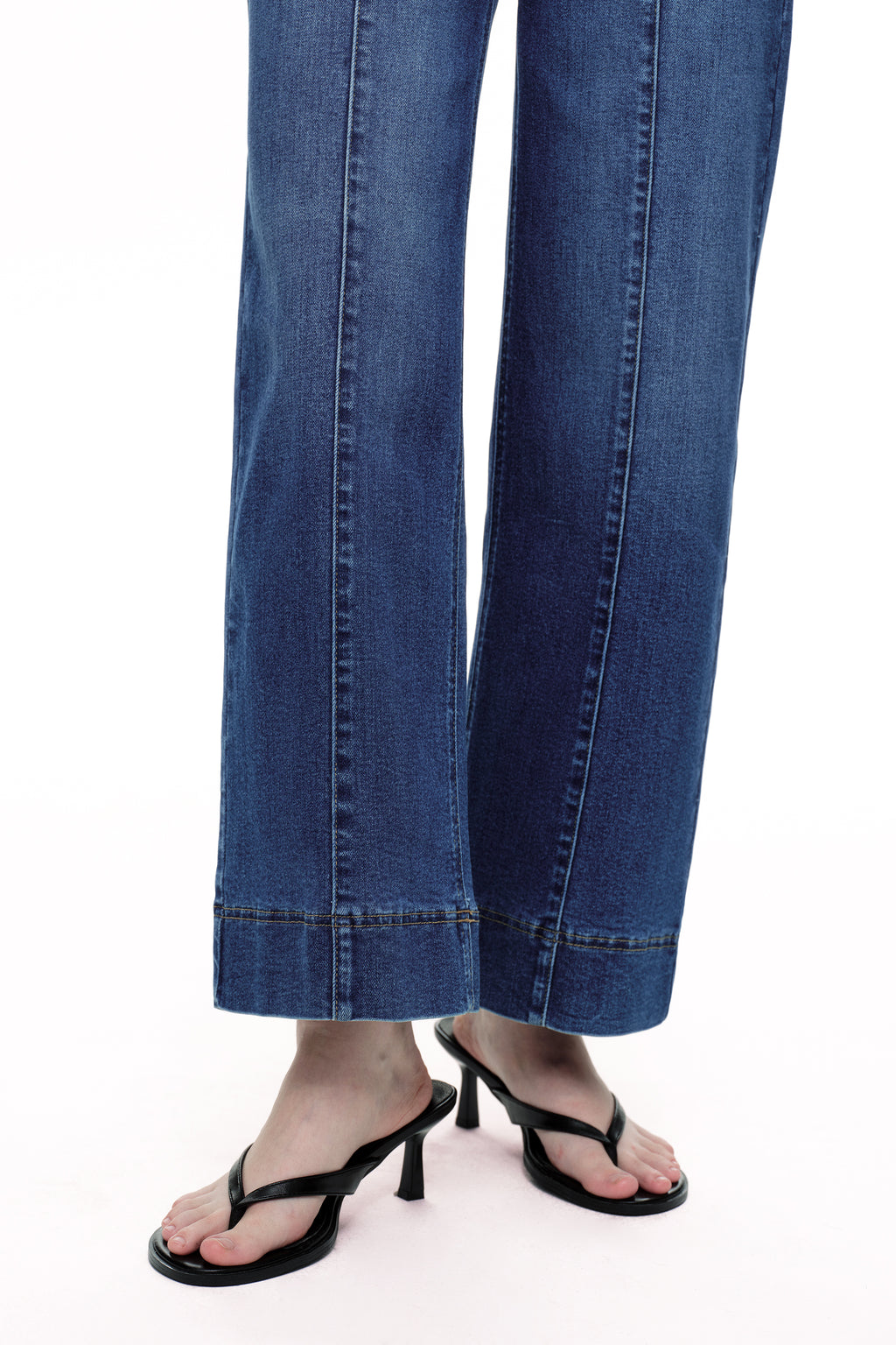 ONESO Retro High Rise Wide Leg Jeans